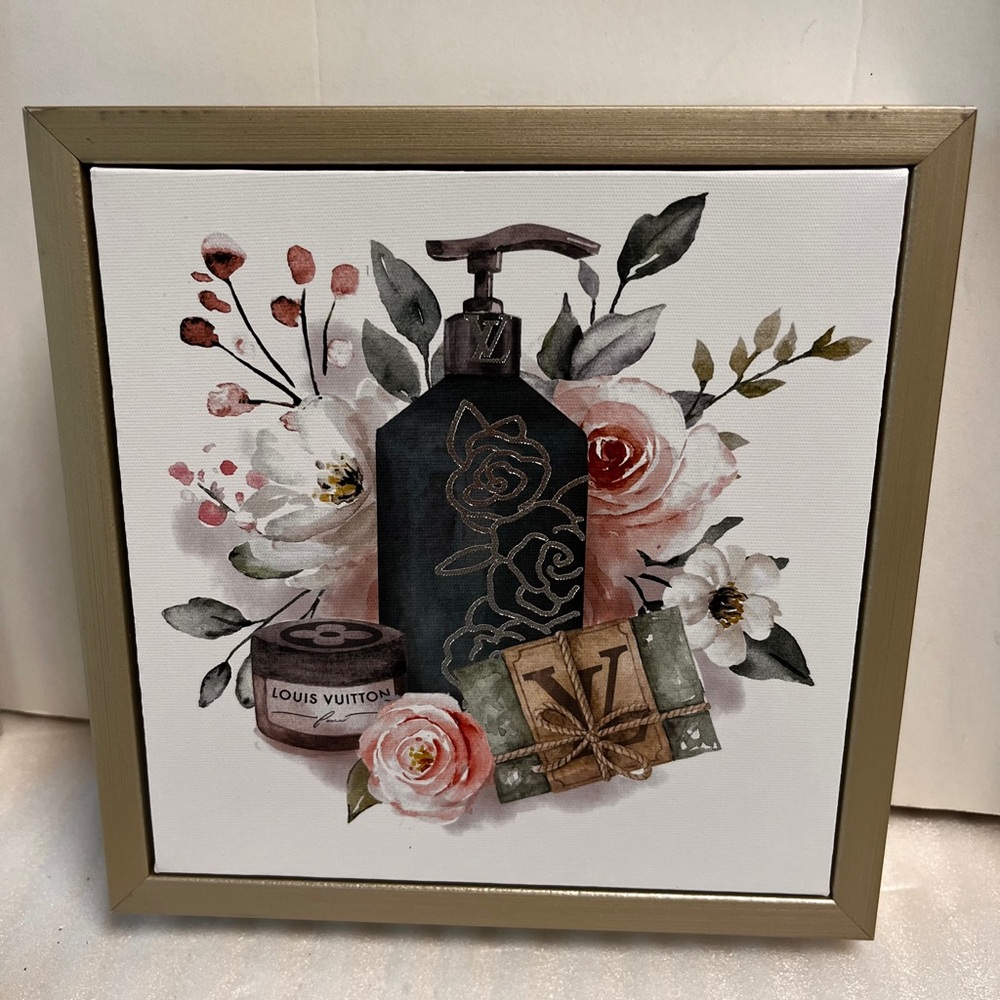 Luxury Wall Art Picture One Lotion Bottle Picture Frame